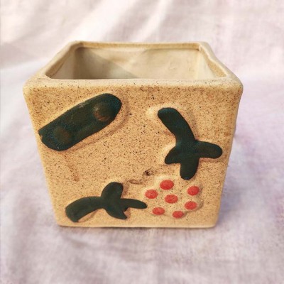 Square Ceramic Planter 